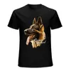 Erkek Tişörtleri Daha Fazla Tasarım Alman Çoban Köpekleri Erkekler Tshirt Tees T-shirt O-Yelleck Kadın Giyim Pamuk