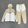 Mens tracksuit man designer hoodie Tech Fleece Pants Hooded Jacket Space Cotton Trousers Womens Thick Coat Bottoms Men Jogger Set Running Quality Jumper Sweatsuit