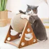 Toys Cat Toy Interactive Cat Scratcher Board Kitten Sisal Rope Ball Scratch Paws Pet Grinding Scratching Cats For Scratcher Toys