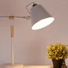 Table Lamps Nordic Reading Desk Lamp Study Eye Protection Light Wooden LED Living Room Bedroom Bedside Lights