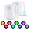 Lâmpada de luz LED noturna para banheiro 8 16 cores Smart Banheiro Closestool Suprimentos Sensor de movimento humano ativado PIR Luz de fundo RGB automática Luminaria WC Bowl Lights