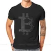 メンズTシャツbtc xbt crytopcurrencyブロックチェーンTシャツgreyユーモアサマーティーシャツ高品質のトレンディルーズ