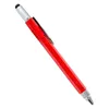 Ottima penna capacitiva per strumenti di scrittura fluida e leggera con clip per penna a sfera in metallo Tech Multitool per la casa