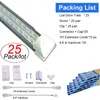 Luz Led de Cultivo de Espectro Completo 36W Accesorios de Iluminación para Plantas Panel de Luces de Cultivo Aluminio Hecho con UV/IR para Invernadero de Interior Jardín de Tubo T8 crestech