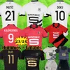 Stade Rennais 23 24 GOUIRI voetbalshirts BLAS Rennes maillot de foot 2023 2024 SANTAMARIA BOURIGEAUD TERRIER DOUE TRAORE Heren kindertenues MATIC voetbalshirts