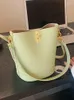 Shopping Bags Ins Sale 2023 Summer Simple Shoulder Tote Texture Crossbody Bucket Bag