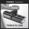 Światła rowerowe Towild CL1200/600LM Rower światła przednia lampa USB ładowna dioda LED 21700 4000 mAh Lekkie wodoodporne akcesoria rowerowe p230427