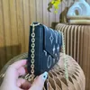 Projektant mody Torby na ramię z etui na karty Portfel 3-w-1 Luksusowe torby listonoszki Crossbody Kwiatowy łańcuszek Louisevuit Torebka Clutch Channel Bag