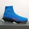 Top Designer Speed Trainer Chaussures Casual À Vendre À Lacets Mode Chaussettes Plates Bottes Vitesse 2.0 Hommes Femmes Runner Baskets Avec Sac À Poussière eur35-45