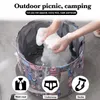 Basins Foldable Tub Foot Soaking Bag Portable Outdoor Camping Travel Large Capacity Water Bucket Laundry Basin Bathroom Accessories