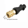 Conector rápido para lavadora de pressão, conector atualizado de 1/4 "para pistola de pulverização, adaptador de baioneta, desconexão rápida de 1/4", encaixe de liberação para karcher