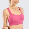 Yoga Outfit Womens Criss Cross Strappy Reggiseno sportivo Copertura completa Intimo wireless Donna Imbottito Supporto Allenamento Top 34 36 38 C D DD