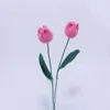 Kwiaty dekoracyjne sztuczna róża innowacyjna antykośląca wielokrotna dzianina Tulip Tulip Fake Flower Decor na imprezę