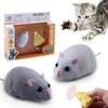 Brinquedos gato brinquedo de controle remoto mouse brinquedos para gatos gato eletrônico interativo provocando brinquedo de pelúcia emulação ratos ratos 360 ° jogos giratórios