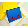 Wallets Mens Designer Card Women Purn Pu Leather Holders Fashion Cartoon Crosswallet Pocket Bag European Style Brand portemonnees 2023 Dr Dh3yn