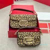 Designer Bag Luxurys axelkedja handväska crossbody handväska lady klaffväska totes handväskor klassisk leopard tryck messenger