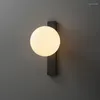 Wall Lamps Copper Modern Sconce Lamp For Bedside Aisle Corridor Background Living Room Decor Indoor Nordic Decorative LED Light