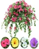 65 cm Hanging Basket Artificial Morning Glory Flower Pots Decorative Manma Petunia Orchid Flowers Home Decor Wedding Decoration 2111814631