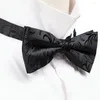 蝶ネクタイブランドシルクメンタイセットセットセットセットbutterfly knot bowtie hanky cufflind