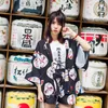 Vêtements ethniques femmes asiatiques chemisier de fête classique Anime Cosplay Costumes japon Kimono Geisha Yukata Cardigan doux fille imprimer chemise Haori