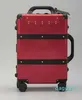Mode Luxe Heren Dames Letters Portemonnee Spinner Universele bagage met wielen Plunjezakken