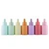 1 oz 30ml esansiyel yağ parfüm şişeleri renkli cam sıvı reaktif pipet şişeleri göz damlası aromaterapi şişesi ssltc