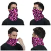 Foulards Rose Léopard Imprimé Bandana Cou Gaiter Imprimé Camouflage Masque Écharpe Chaud Bandeau Pêche Pour Hommes Femmes Adulte Coupe-Vent