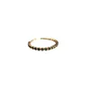 Cluster Rings Genuines S925 Sterling Temperament 14K Or Strass Vert Micro-incrusté Zircon Anneau Pour Femmes Fine Jewelry Accessoires