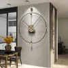 壁の時計クリエイティブな大量時計モダンデザインサイレント珍しい装飾リビングルームレロジデミニマリストの装飾