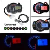 2022 Motorcycle Speedometer 299 Kmh Mph 7 Color 14000RPM Tachometer ATV Quad Frenzy Universal Motorcycle LCD Digital Speedometer