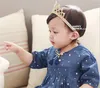 Hair Accessories Fashin Spring and Summer Children Girls Baby B Gold silver Crown Headb 230426