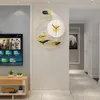 Zegary ścienne Unikalne LED Modern Clock Kuchnia duża rozmiar zabawa kolorowe nordyckie rustykalne proste dekoracje Wandklokken Home WW50WC