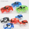 Diecast Model Cars LED Light up for Tracks Electronics Toys With Flashing Lights Fancy DIY Toy For Kid parts Children