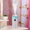 Fuktare Tuansing Mini 300 ml Portable USB Ultraljudsfuktare Bilanjonisk luftfuktare Luftrenare Mist Maker 2 Mist -lägen 230427