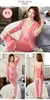 Women's Sleepwear Autumn Winter Female Pyjamas Sexy Suspenders Gold Velvet Long Sleeves Nightgown Set Oversize Loungewear Three-Piece