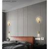 Wall Lamps Nordic Wall Sconce Lamp Lighting Modern Home Decoration Light Living Room Dining Bedside Stairs Led Bedroom Porch Aisle Hallway Q231127