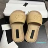 2023-Designers slippers pool vrouwen sandalen zonsondergang plat comfort muilezels gewatteerde voorste riem slippers fashio visser schoenen stijl dia's vissersschoenen schoenen