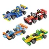 Fahrzeug-Spielzeug, Fahrzeug-Spielzeug-Bausteine-Set, Nachbildung eines Ic-Rennwagens zum Sammeln, enthält eine Fahrer-Minifigur mit coolem Racing Su Dhx2Z