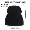 Boinas Esta caixa é muito pequena para mim impressões femininas balaclava Retro Personalidade Beanies Harajuku Casual Casual Capinho de malha unissex de malha