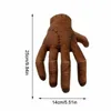 Arts and Crafts 2023 Wednesdays Adams Hands Plush Toys Adams Family Wednesdays Hand Ornament Figurine Adams Movie Decor Holiday Gifts Y23