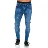 Jeans femininos moda homens casuais retalhos denim slim fit calças sólidas preto e azul skinny lápis calças plus size elástico 231127