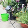 Vattenutrustning Solar Auto Watering System Automatic Drip Irrigation Kit Self Watering Device med timer för växter i Patio Balcony Green House 231127