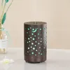 Bevochtigers aromatherapie machine holle etherische olie diffuser desktop mini luchtbevochtiger ultrasone aroma diffuser nacht lichte slaapkamer 230427