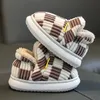 Slipper Winter Kids Baby Jongens Meisjes Slippers Geruite Antislip Thuis Binnen Schoenen Mode Warme Kinderen Slaapkamer 231127