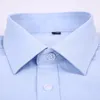 Camicie casual da uomo 4XL 5XL 6XL 7XL 8XL Camicia da lavoro a maniche lunghe di grandi dimensioni Bianco Blu Nero Smart Abito sociale maschile per Plus 230426