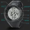 Montres-bracelets mode hommes LED alarme numérique Sport montre Silicone militaire armée Quartz montre-bracelet Diminutif femmes poignet Reloj Ho