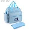 Sacs à couches Insular Fashion Baby Diaper Bag Multifonctionnel Nappy Fourre-tout Sacs Étanche Maman Sac À Langer Maman Poussette Sacs Q231127