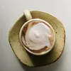 컵 접시 일본어 창조적 인 스타일의 수제 도자기 커피 컵 접시 빈티지 세트 애프터눈 티 에스프레소 선물
