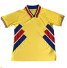 1994 Rétro Roumanie Maillots de football HAGI RADUCIOIU POPESCU Équipe nationale de Roumanie Accueil chemises jaunes maillots camiseta de futbol vestes de Thaïlande maillot de football rouge