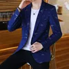 Men's Suits Blazers High Quality S-4XL Fashion Trend Leisure Business Work Travel Shopping Party Groomsmen Dress Men's Slim Fit Suit Jacket 230427